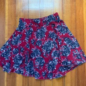 UO Floral Skater Skirt